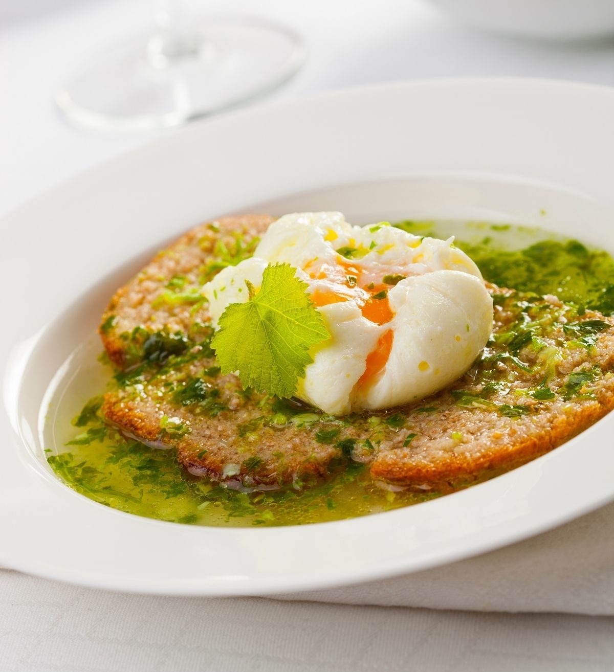 a plate of portuguese soup açorda