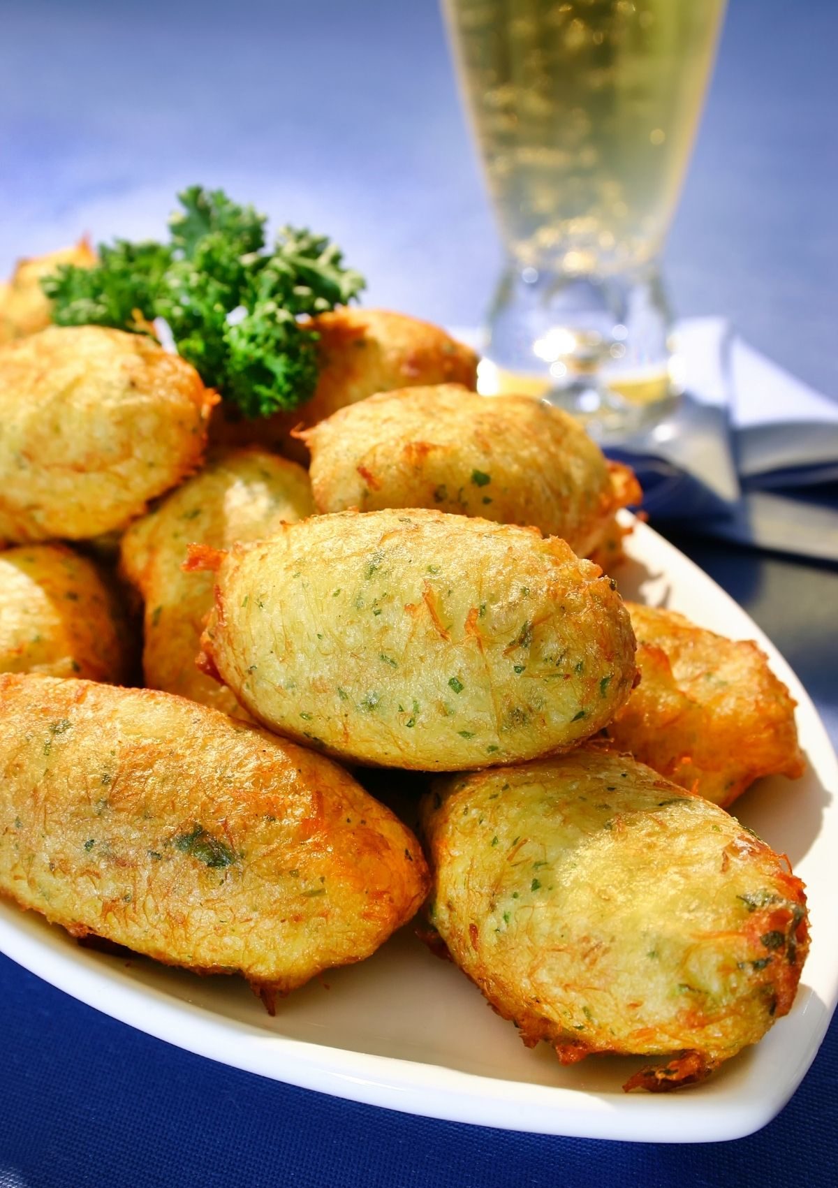 a plate of food on a table