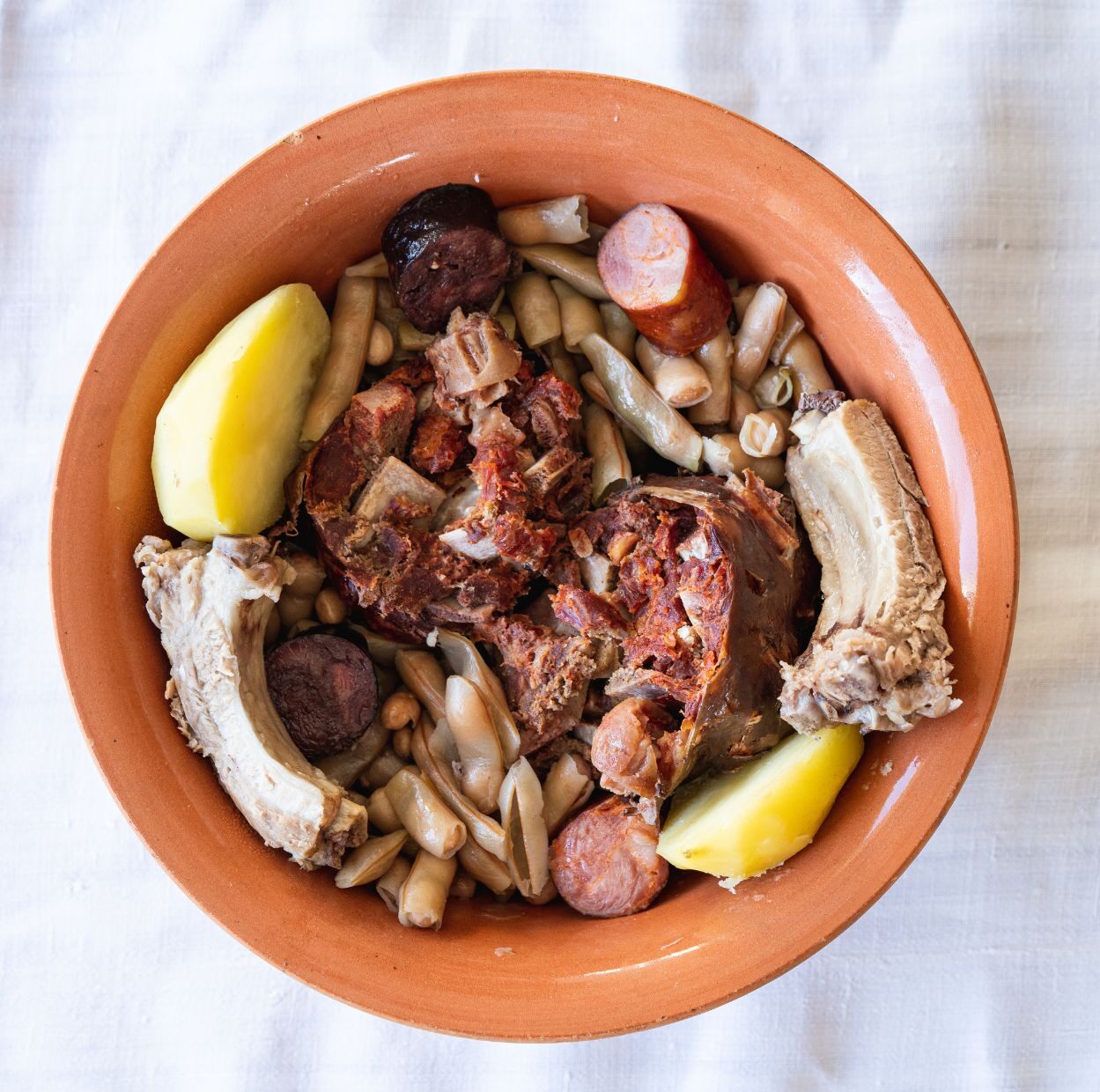 a bowl of food on a plate